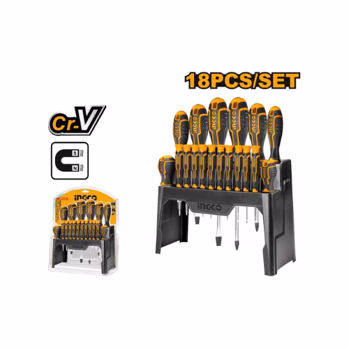 HKSD1828 Ingco - 18 Pcs screwdriver and precision screwdriver set - HKSD1828 - Image 1