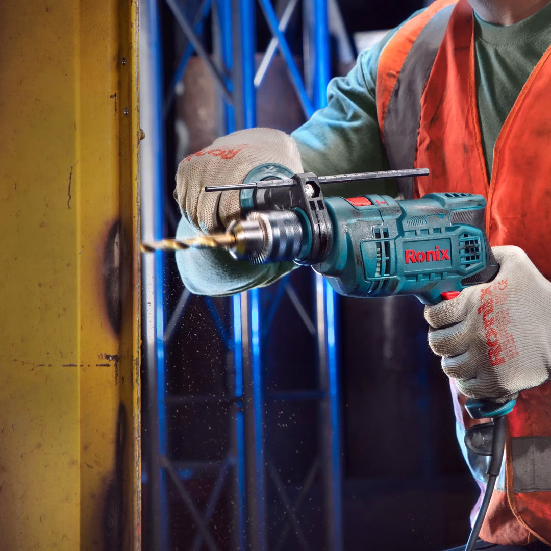Ronix - Electric Impact Drill kit 650W-13mm-keyed - 2214LK - Image 10