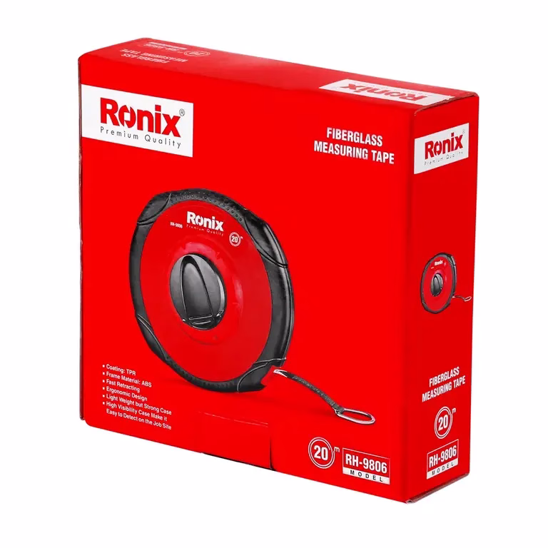 Ronix - Fiberglass Measuring Tape 20m-12.5mm - RH-9806 - Image 3
