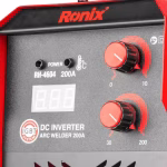 Ronix - DC Arc Welding Inverter 200A-Turbo fan plus - RH-4604 - Image 5